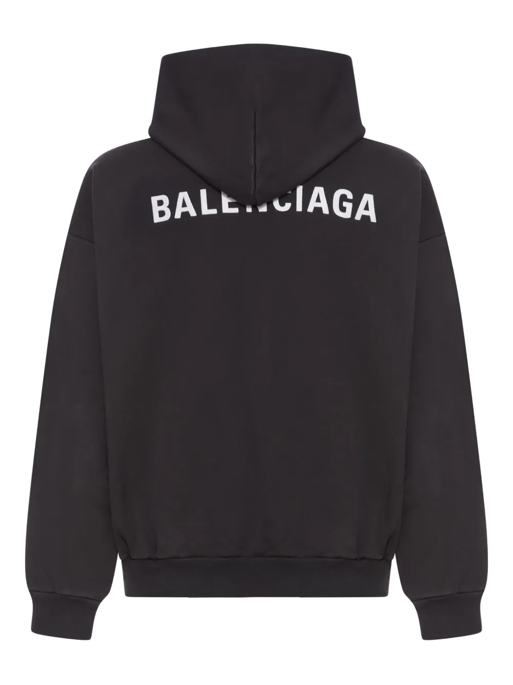 Balenciaga Hoodie met logoprint Zwart