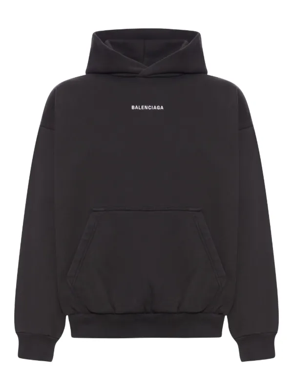 BALENCIAGA ロゴプリントプルオーバーフーディ ブラック 30857693_59762921_600.jpg