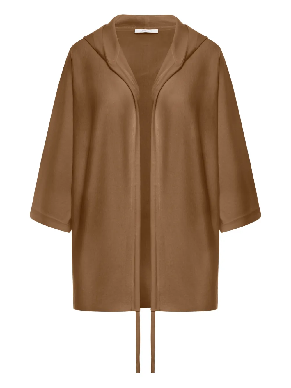 Max Mara hooded wool cardi-coat | Brown | Image 1