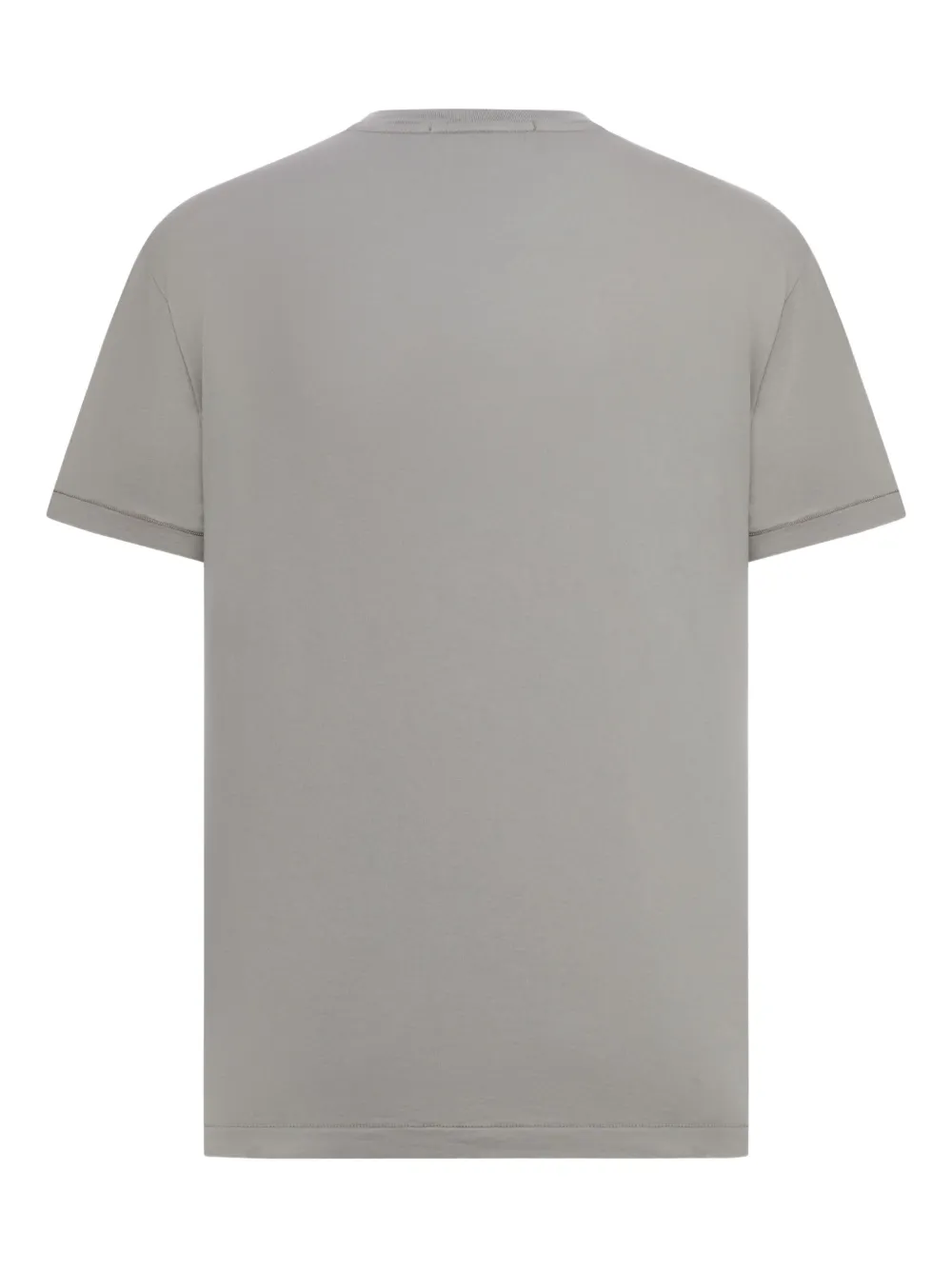 Stone Island logo-patch cotton T-shirt Grijs