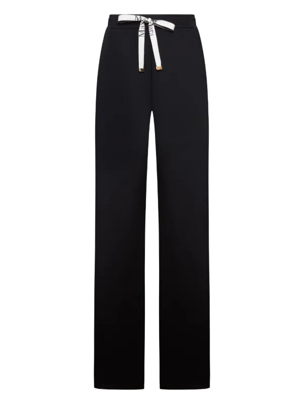 ＜S'MAX MARA ＞ジャージードローストリングパンツ POTENZA S Max Mara Potenza パンツ | ブラック | FARFETCH JP