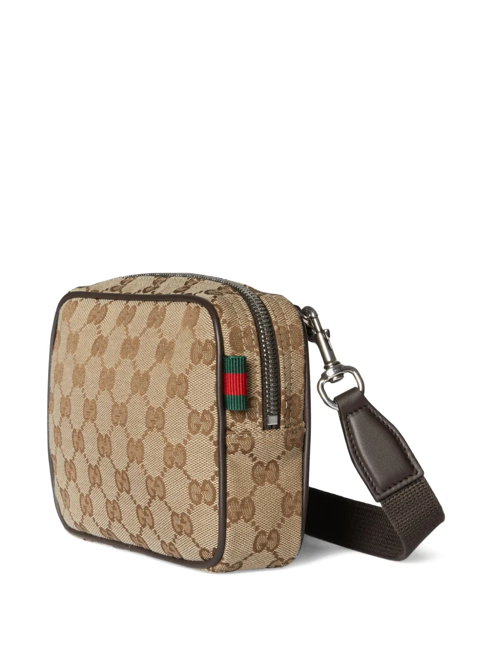 Gucci Tas met GG-monogram en rits Beige