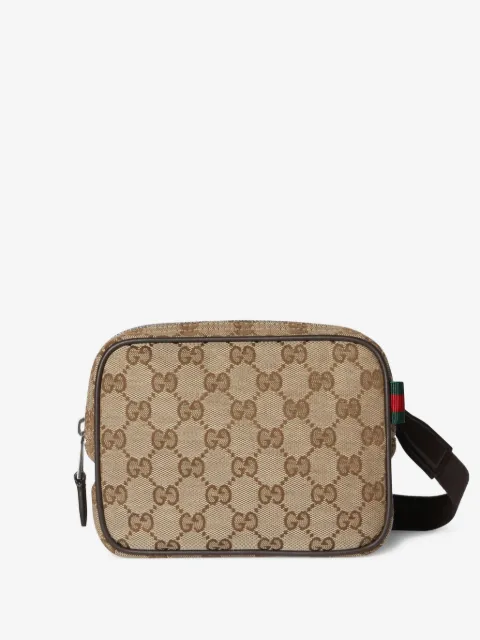 Gucci شنطة GG بسحاب علوي ومونوغرام