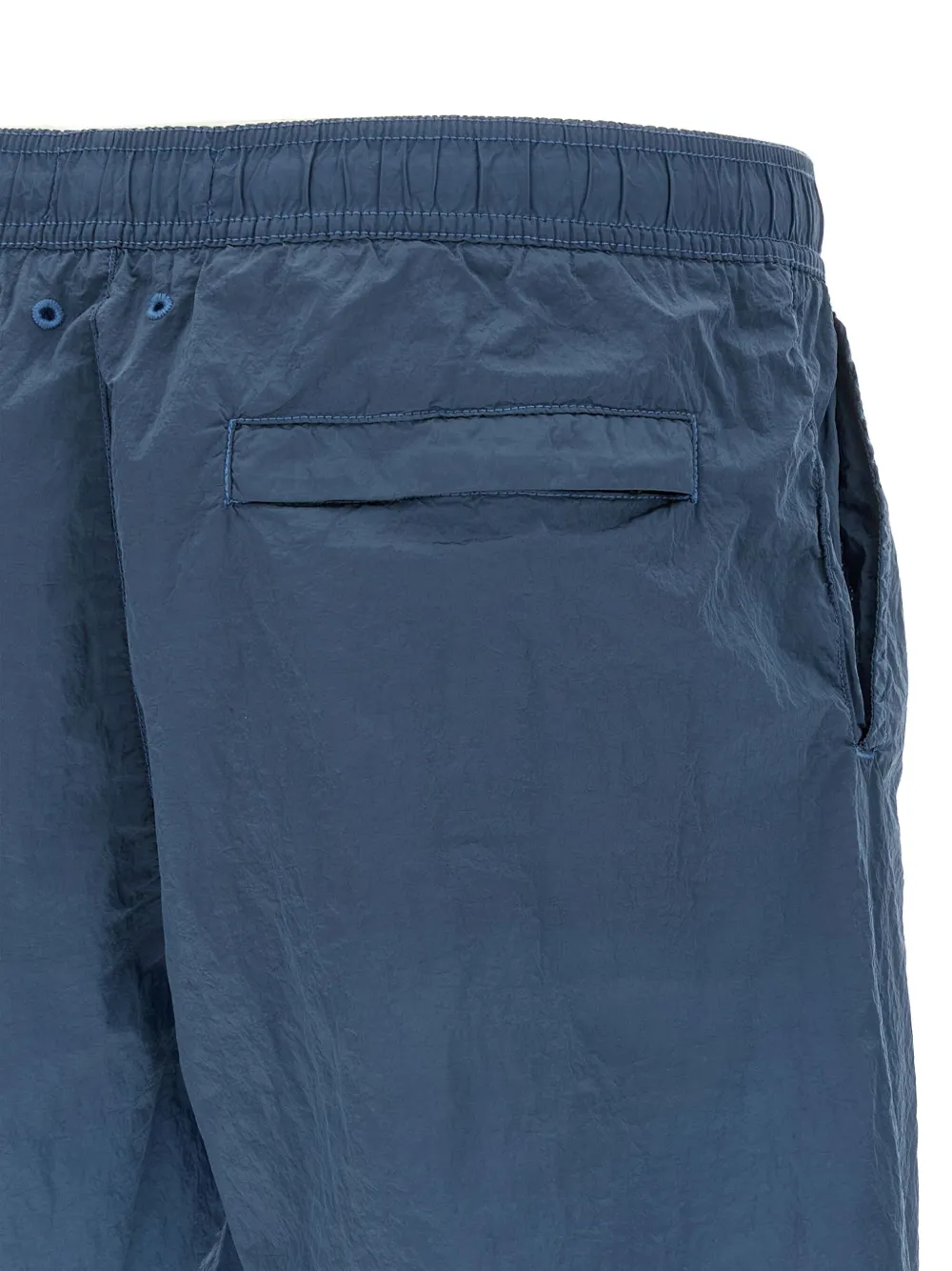 Stone Island Elasticated-waist Shorts In Blue