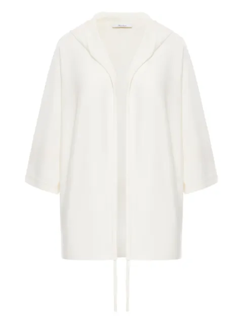 Max Mara hooded wool cardigan