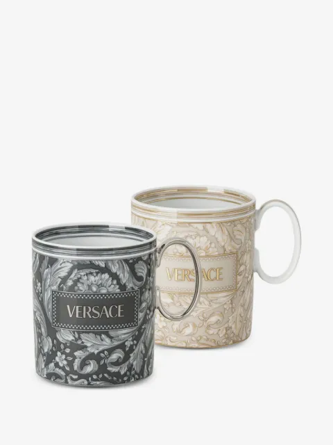Versace baroque-print mug