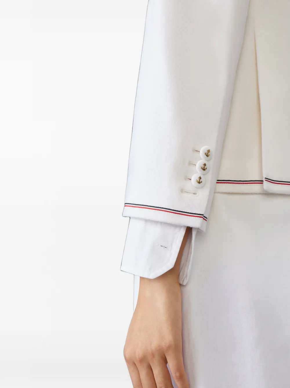 Thom Browne Kasjmier blazer Wit