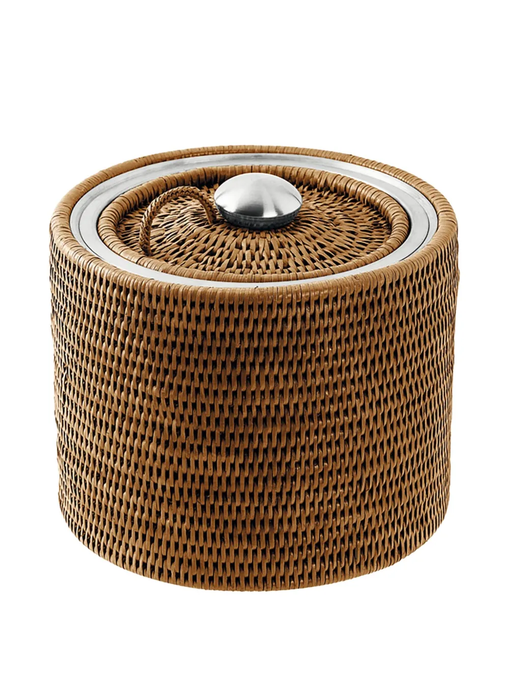 Sambonet metal-lidded ice bucket | Brown | Image 1