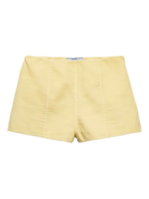 Prada Shorts con zip laterale