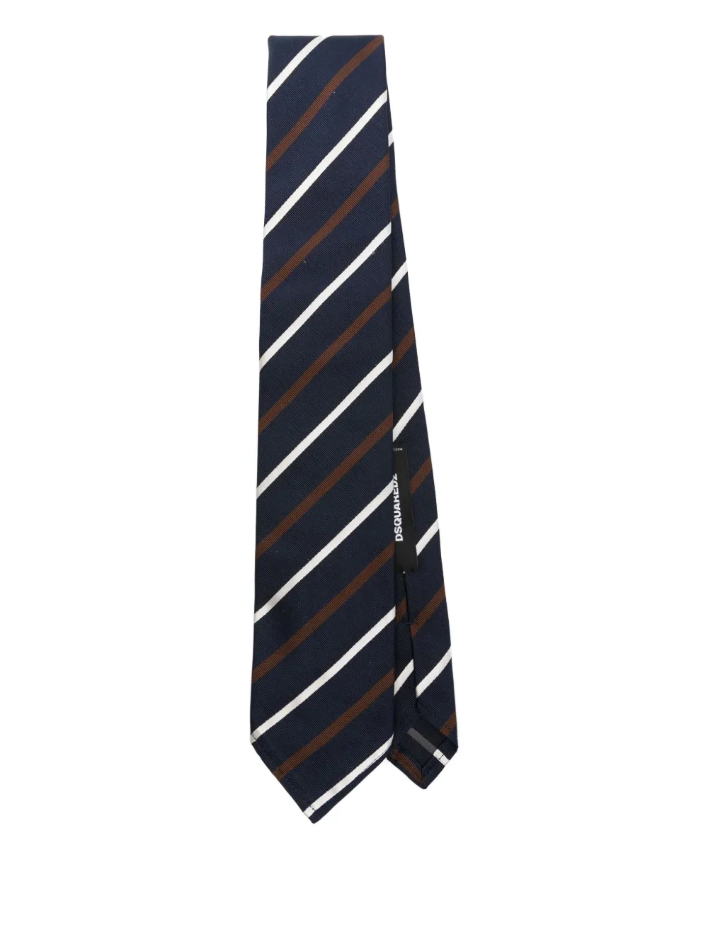 striped silk tie