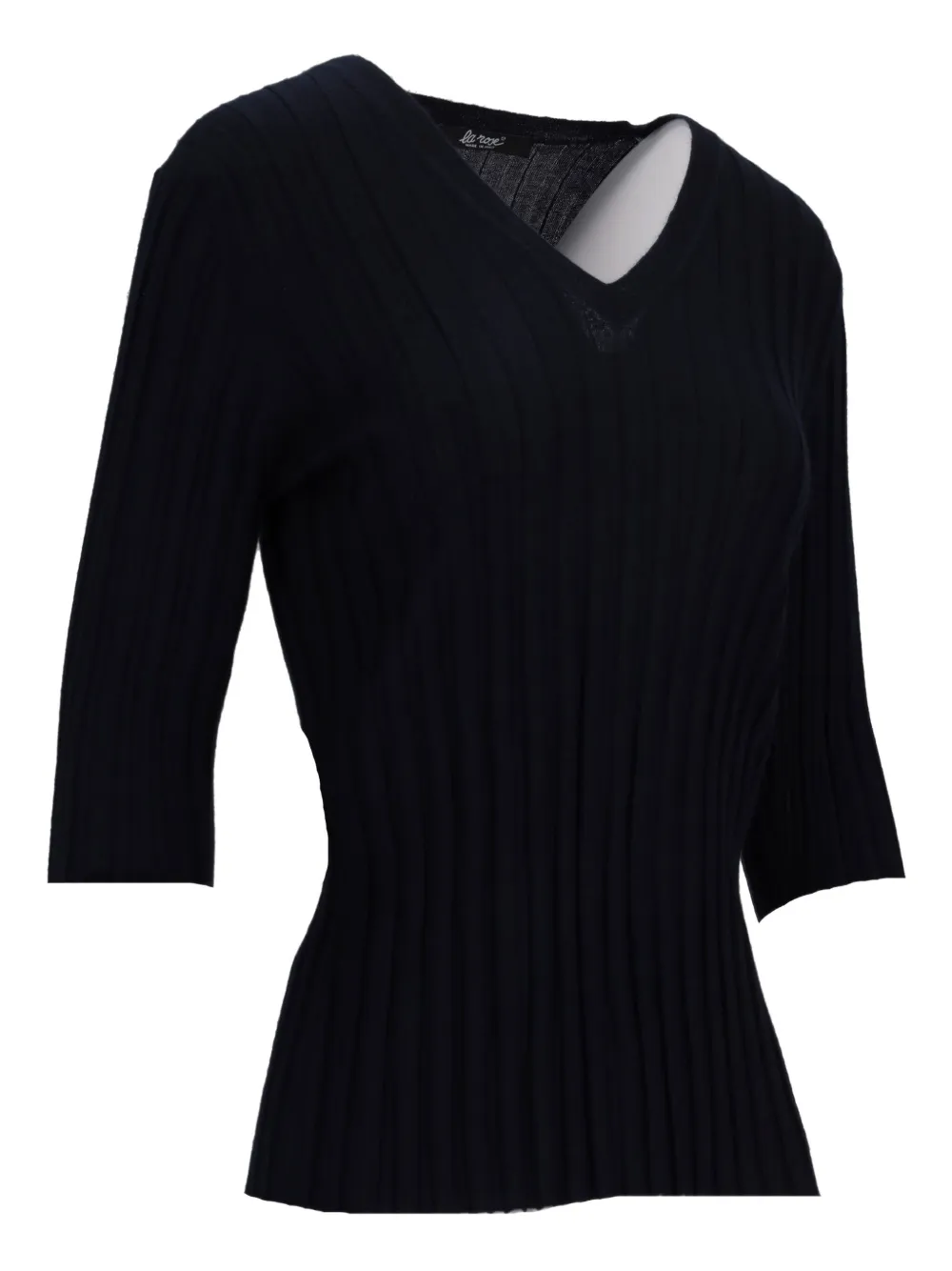 LA ROSE V-neck ribbed top | T-Shirts & Jersey Shirts | Image 2