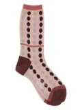 Antipast polka dot-pattern socks - Pink