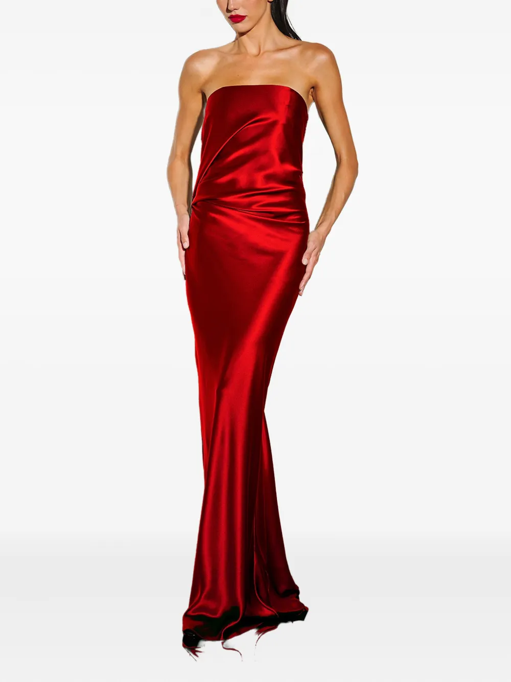 The Sei vestido de seda midi estilo strapless | Vestidos de coctel y fiesta | Image 2