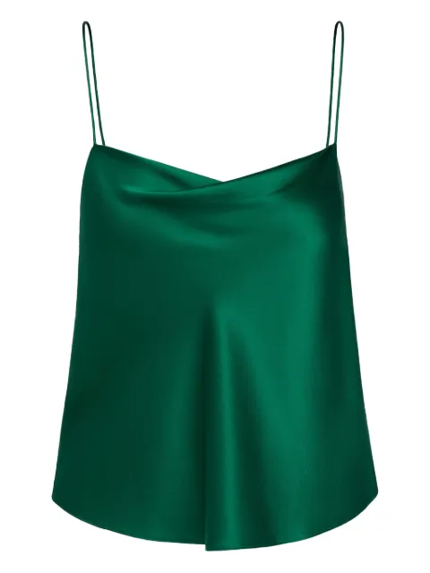 The Sei cowl-neck satin top