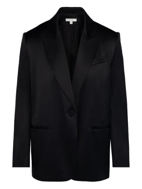The Sei satin single-breasted blazer