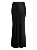 The Sei bias-cut midi skirt - Black