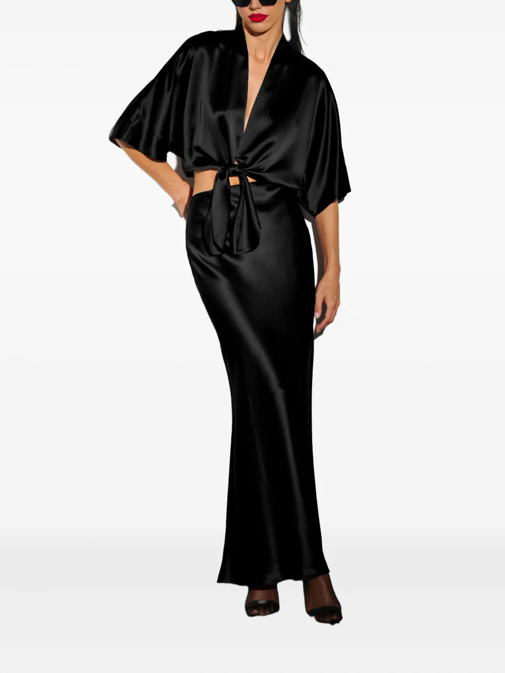 The Sei bias-cut midi skirt | Faldas plisadas | Image 2