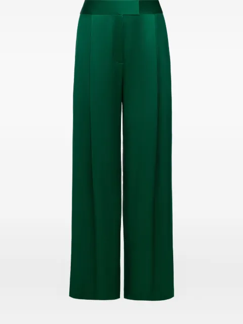 The Sei pleated satin trousers