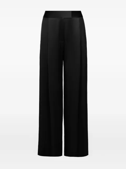 The Sei pleated satin trousers