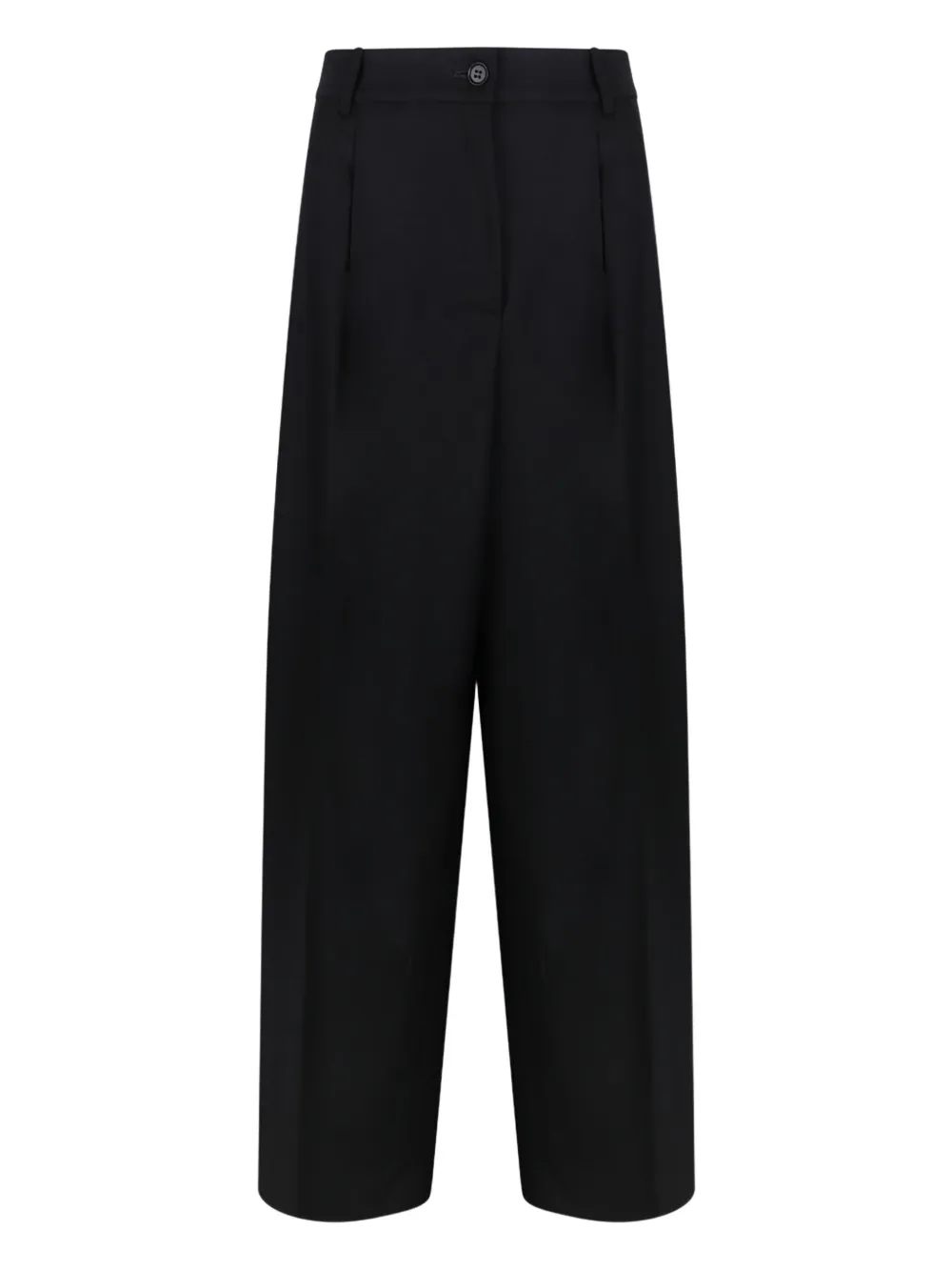 P.a.r.o.s.h Pleated Button-fastening Trousers In Black