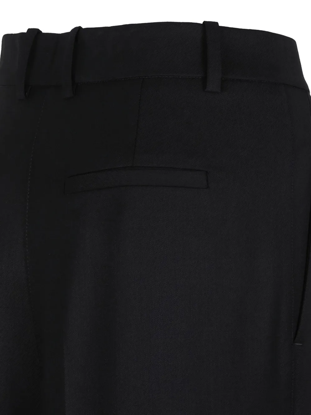 P.a.r.o.s.h Pleated Button-fastening Trousers In Black