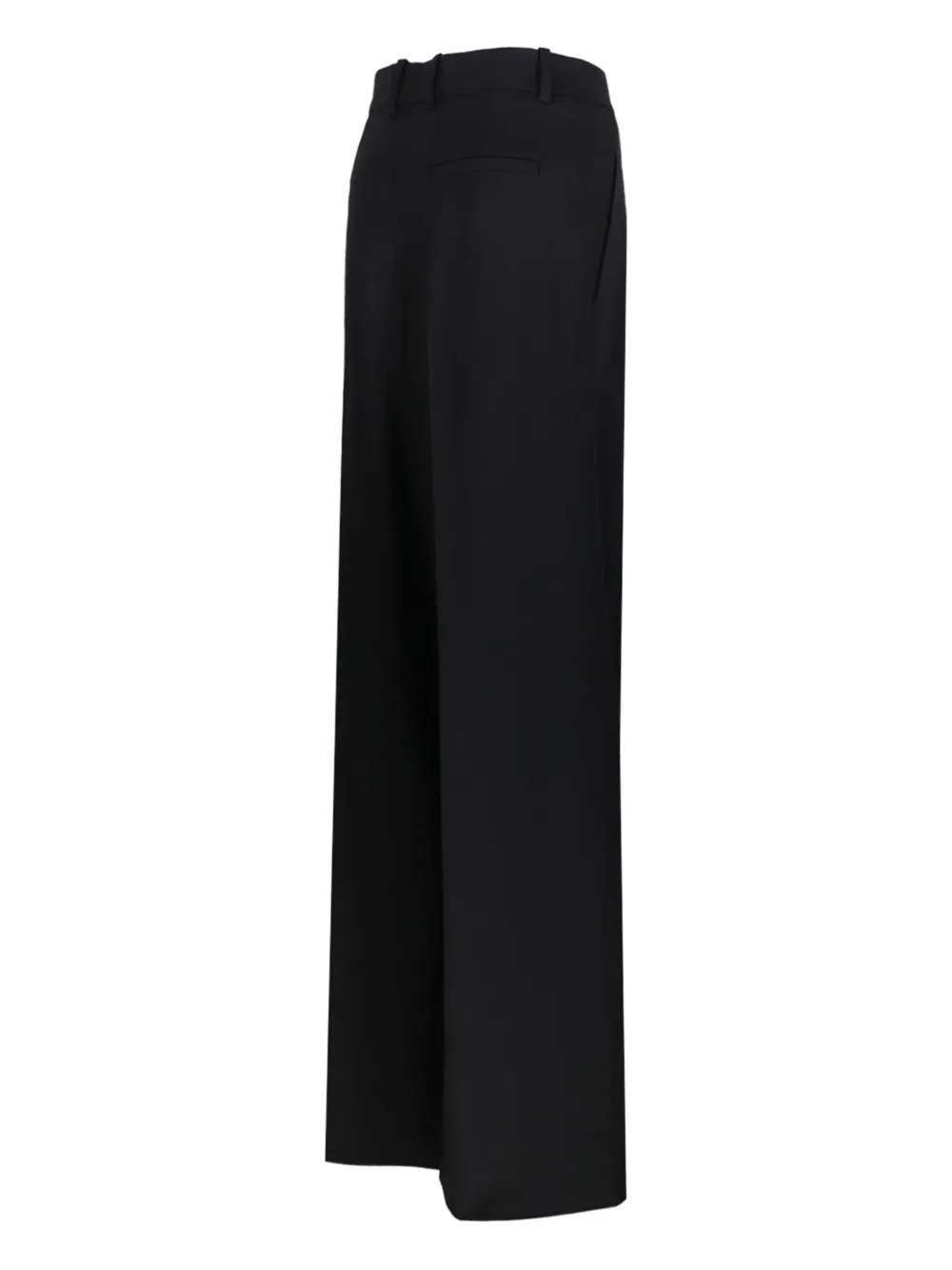 P.a.r.o.s.h Pleated Button-fastening Trousers In Black