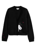 Chinti & Parker x Peanuts Snoopy-motif cardigan - Black