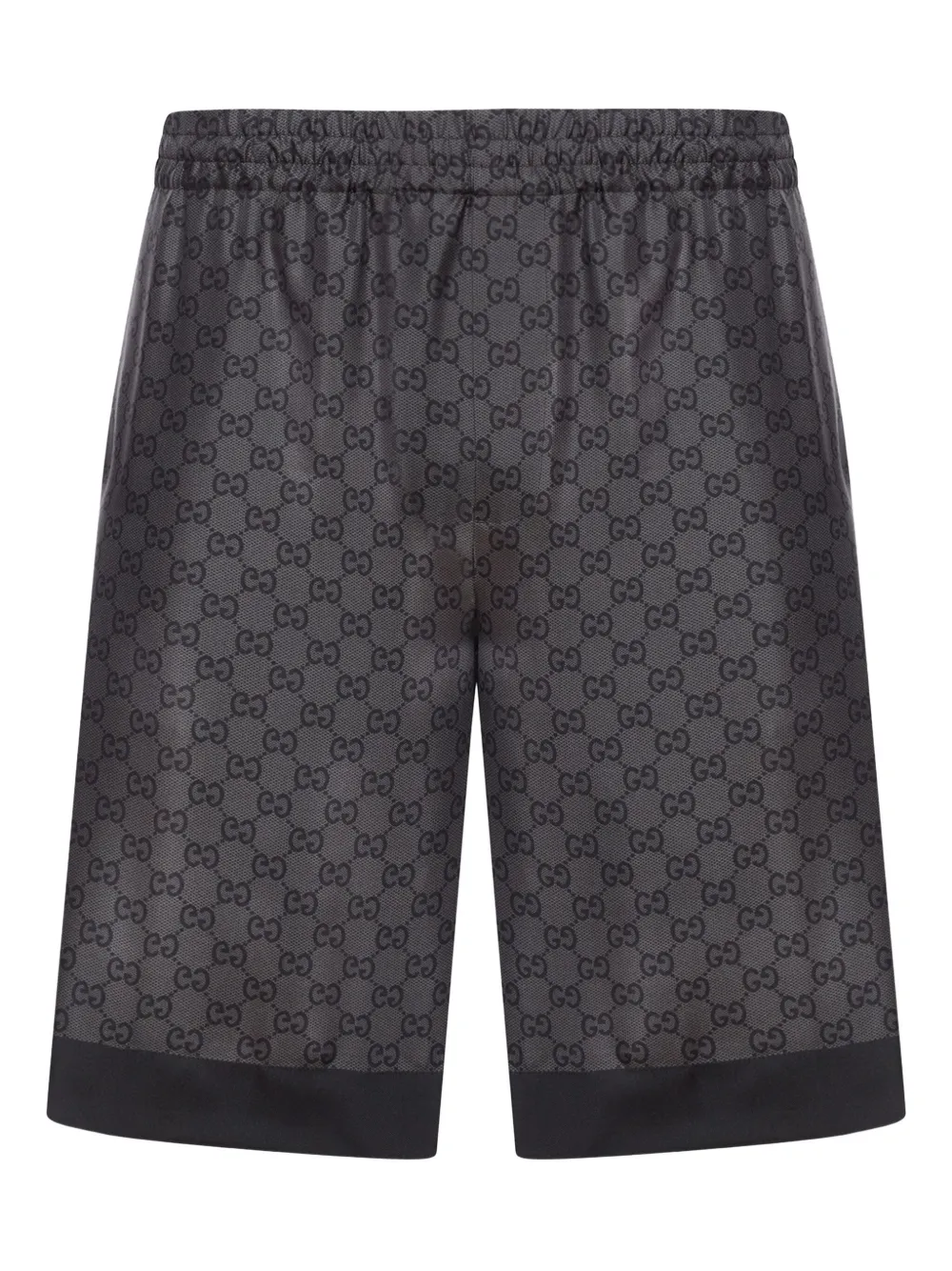 Gucci Gg Monogram Silk Shorts