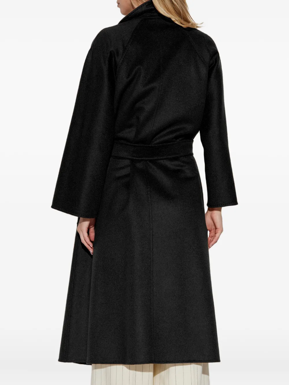 Max Mara cashmere coat Zwart