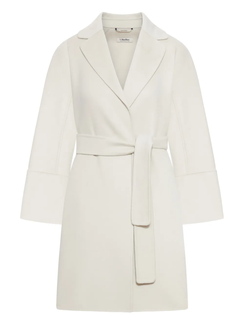 'S Max Mara belted lapel coat | White | Image 1