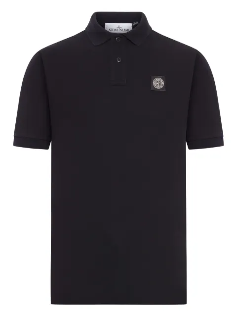 Stone Island قميص بولو بشارة شعار الماركة