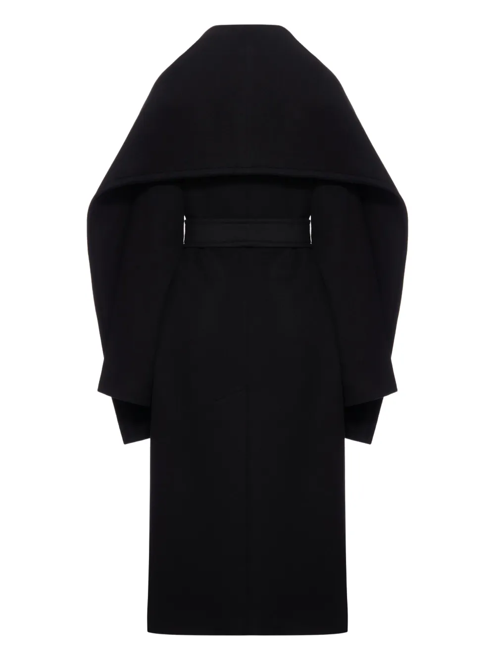 Sportmax Jas met sjaalkraag Zwart