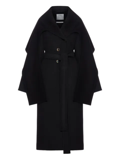 Sportmax shawl-collar belted coat