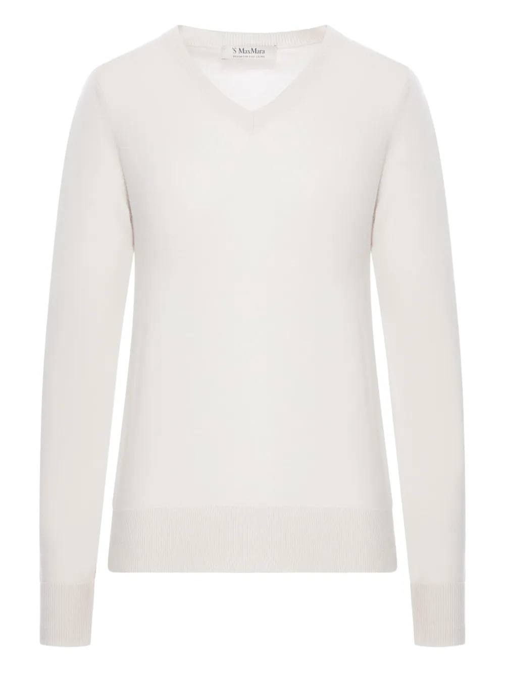 'S Max Mara Trui met lange mouwen Wit