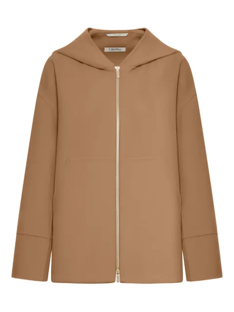 'S Max Mara hooded zip-front jacket