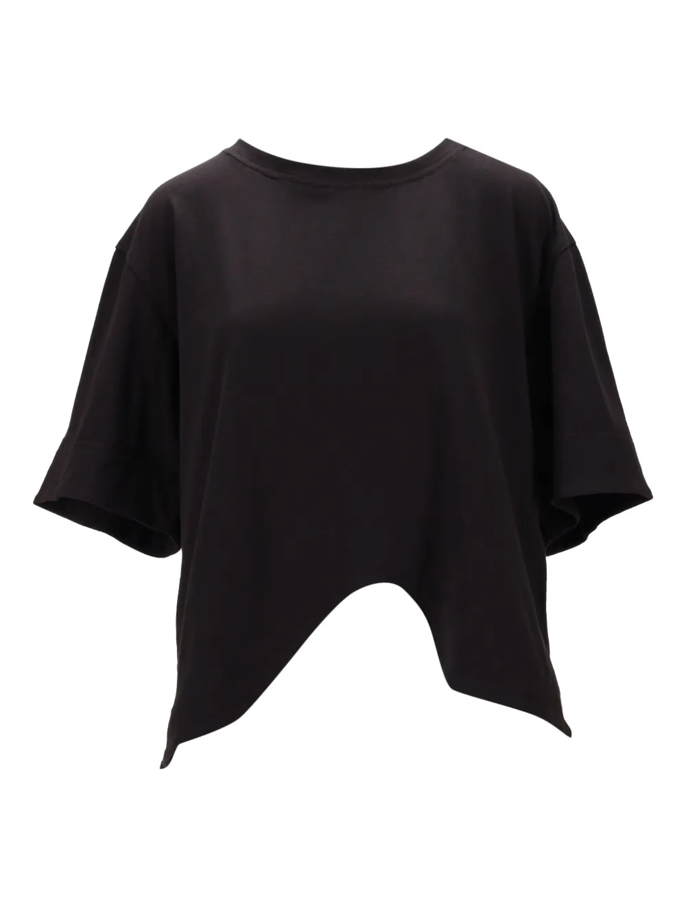 Niccolò Pasqualetti playera con dobladillo asimétrico | negro | Image 1