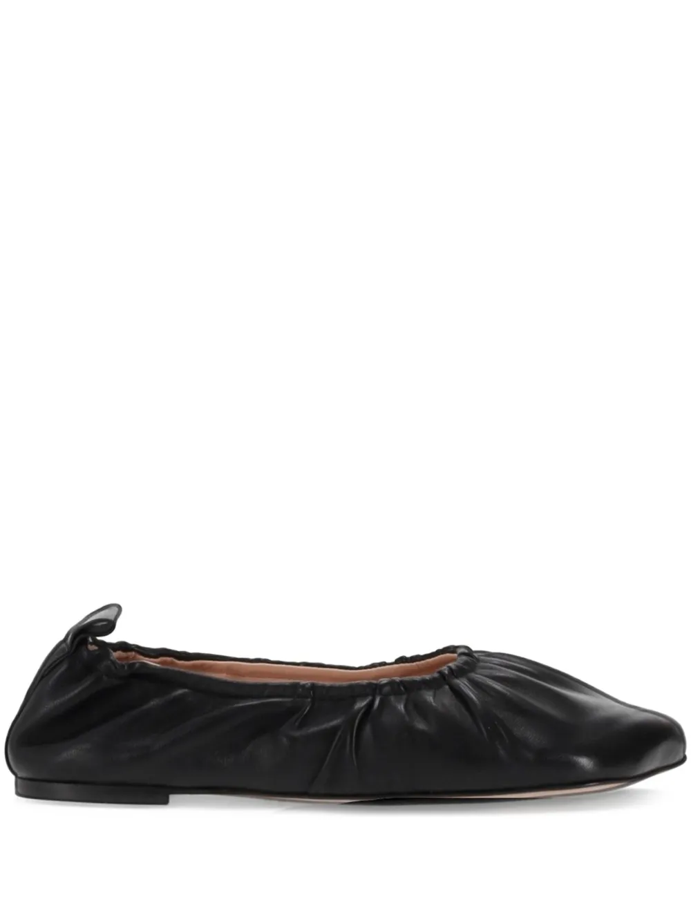 Niccolò Pasqualetti Obliqua Soft Ballerinas Calf In Black