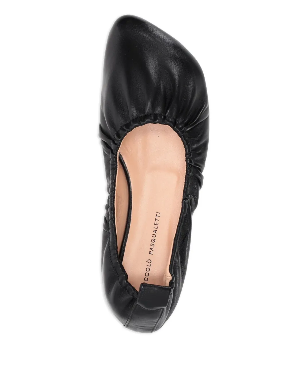 Niccolò Pasqualetti Obliqua Soft Ballerinas Calf In Black