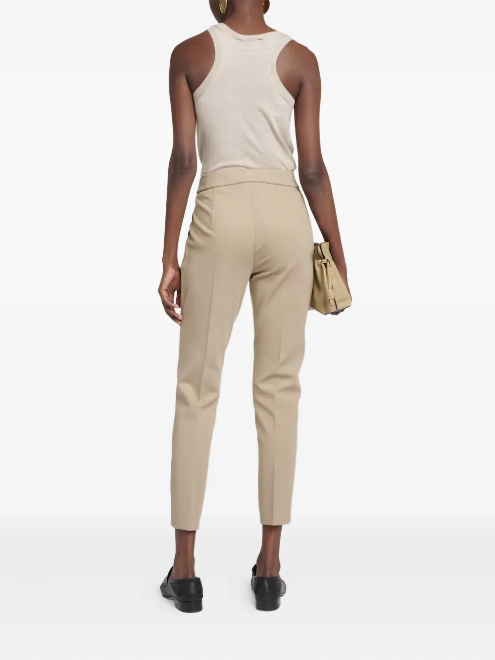 Max Mara Pegno Straight-leg Trousers In Neutral