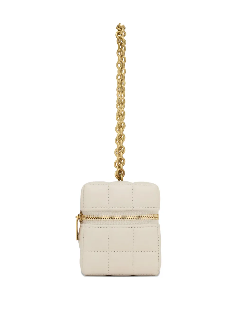 Saint Laurent Cassandra Mini-tasche Mit Kette In Brown