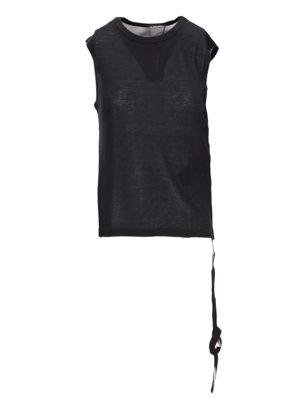 Ann Demeulemeester Top smanicato Biba - Nero