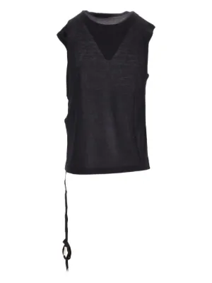 ANN DEMEULEMEESTER タンクトップ 38 ダークパープル Women's Ann Demeulemeester Tanks – tank tops – Farfetch