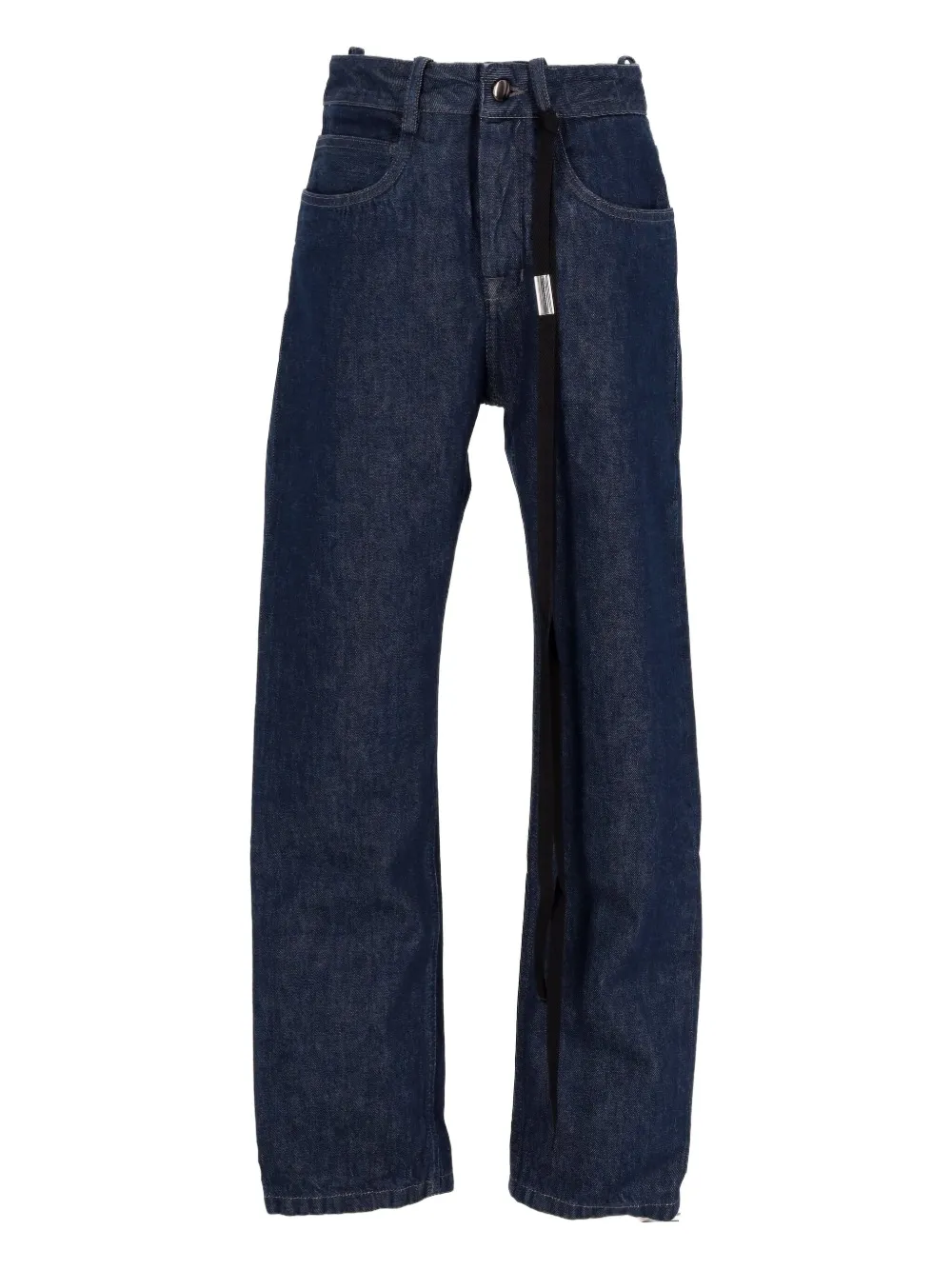 Ann Demeulemeester Jeans con design a cinque tasche - Blu