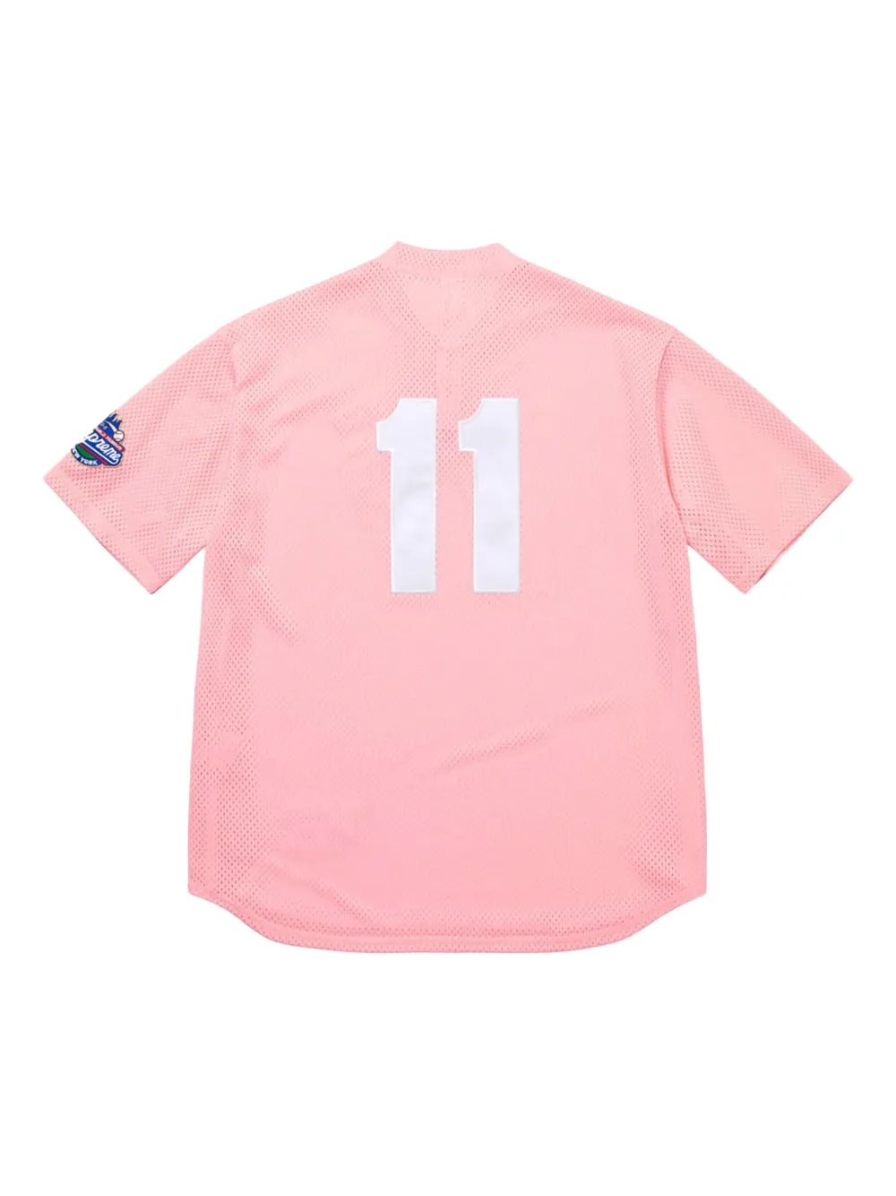 Supreme Henley top met S-logo - Roze