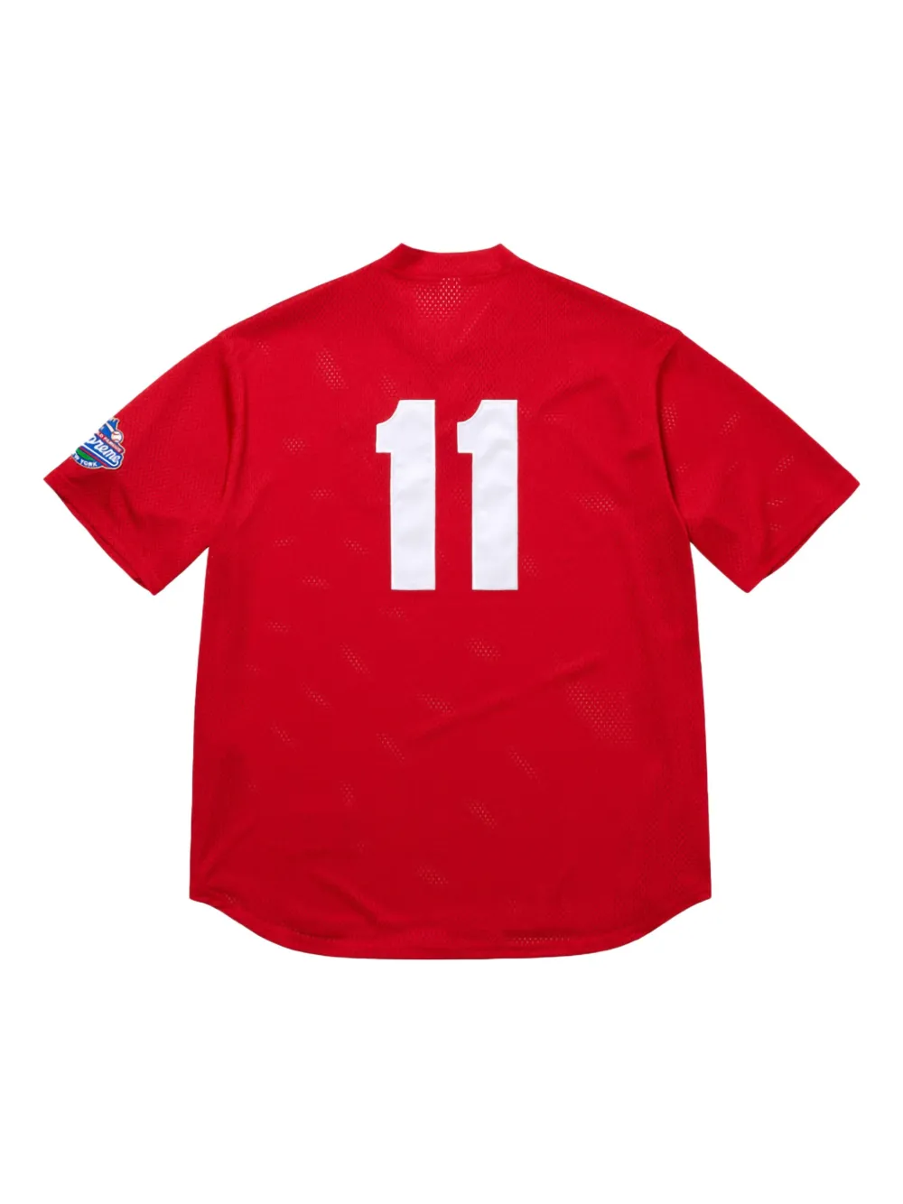 Supreme Henley top met S-logo Rood