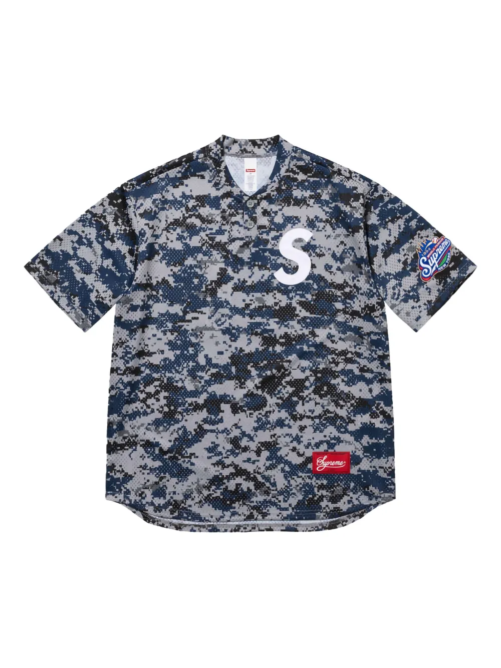 Supreme Henley top met S-logo Blauw