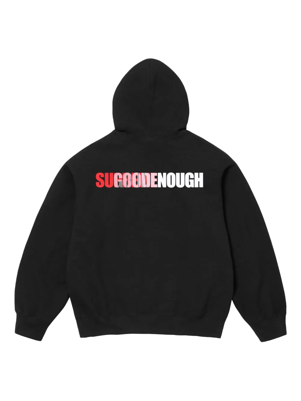 Supreme x GOODENOUGH jersey hoodie Zwart