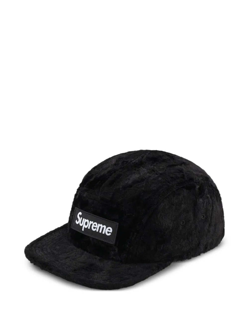 Supreme X Goodenough Crushed Rayon Camp Cap In Black