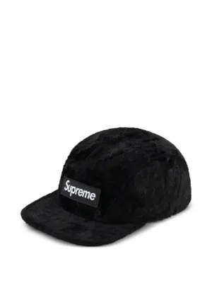 Supreme シュプリーム キャップ - 黒系x白 シュプリーム(Supreme) キャップ メンズ帽子・キャップ | 通販