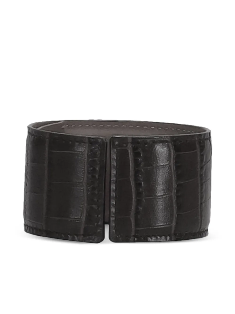 Niccolò Pasqualetti Rigid leather bracelet | Brown | Image 1